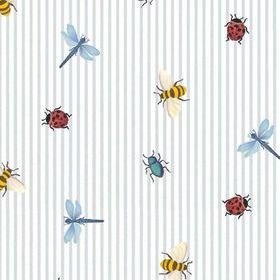 Eijffinger Summer Stripe Bluebell 363181